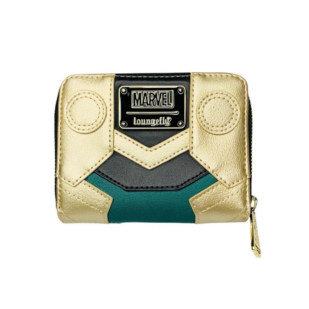 Loungefly Marvel Loki Classic Cosplay Zip Around Wallet Comics Collector Gift